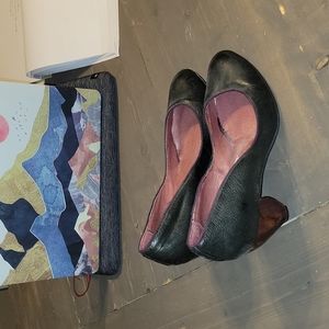 Farylrobin High Heel Shoes, neat wooden look to heel, Size 11